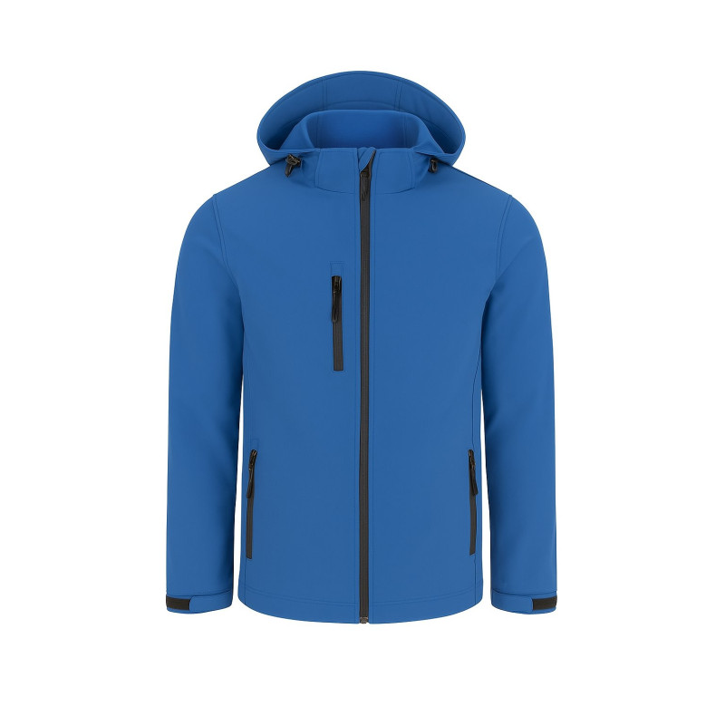 Kurtka z haftem komputerowym SOFTSHELL HOOD