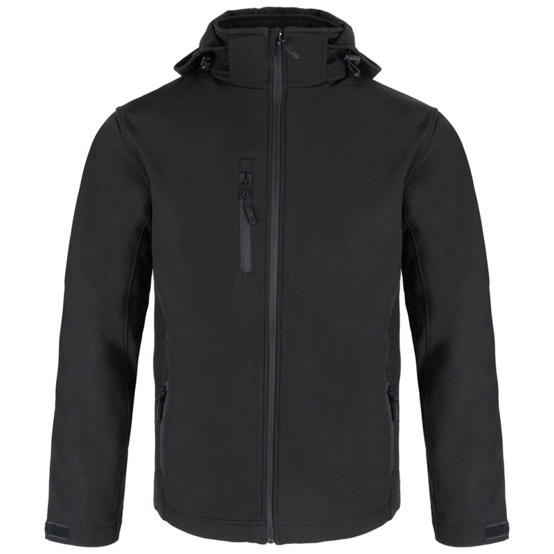 Kurtka z haftem komputerowym SOFTSHELL HOOD